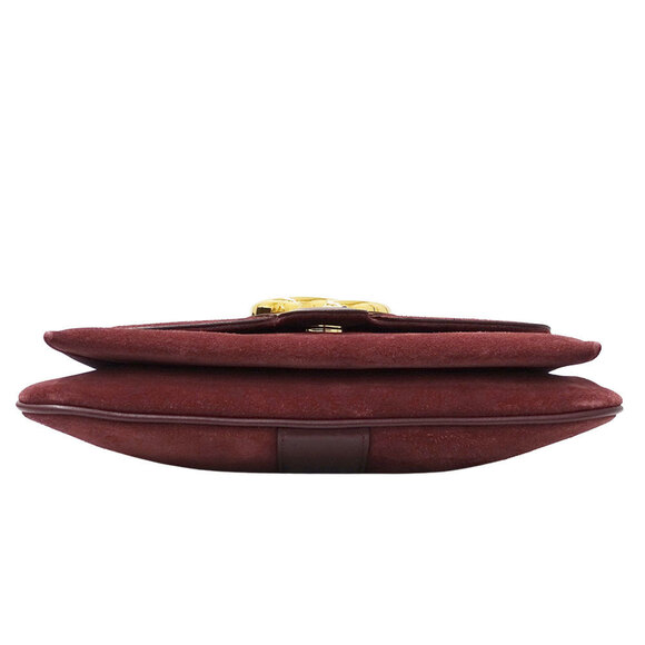 GUCCI Authentic Red GG Marmont Shoulder Bag - Picture 3 of 14